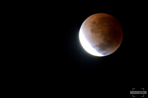 Eclissi Luna fase iniziale