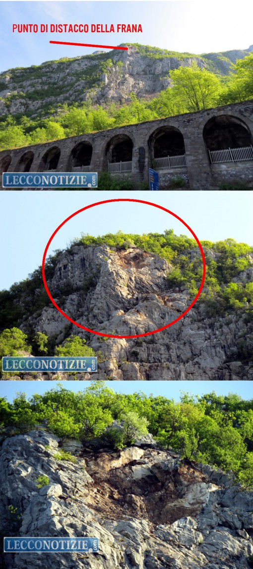 Frana san martino 3 scatti