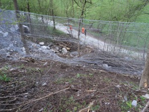 Rete paramassi ciclopedonale ballabio