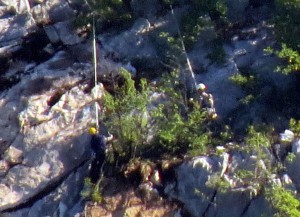 Rocciatori al lavoro - Frana San Martino (4)