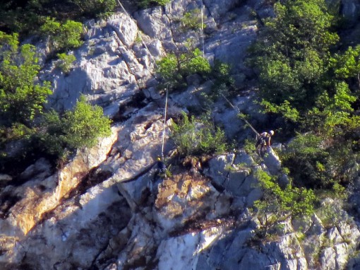 Rocciatori al lavoro - Frana San Martino (5)
