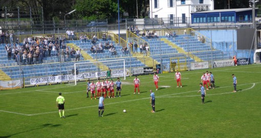 Sport - Lecco Caravaggio punizione Gritti