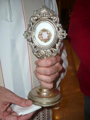 arrivo reliquia papa santo (4)