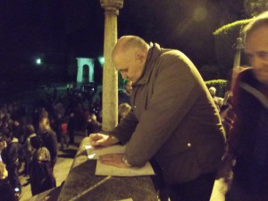 camminata valmadrera firma sindaco pescate