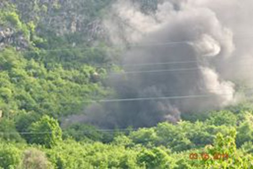 Incendio galleria Scoglio lierna 1