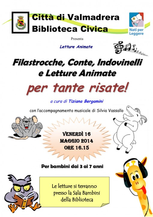 Locandina letture maggio