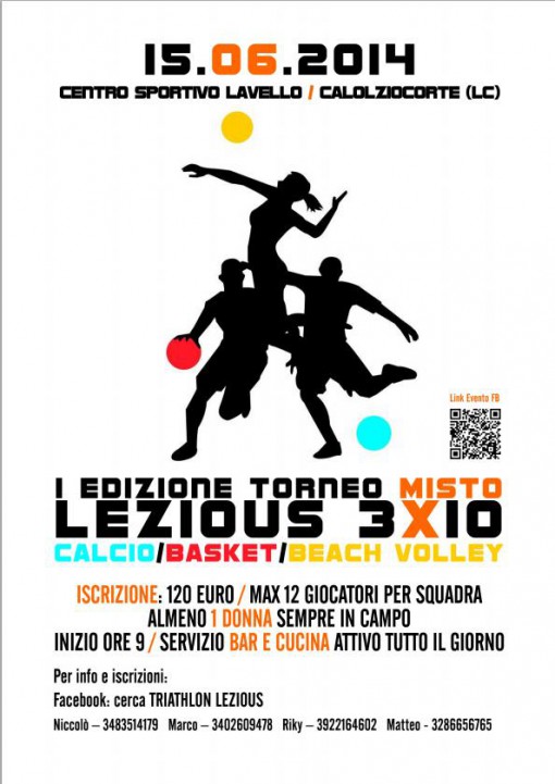 locandina Lezious Triathlon