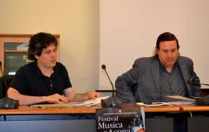 Da sinistra, Francesco Senese e l'assessore Marco Benedetti.