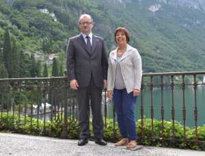 I presidenti Giovanni Maggi e Cristina Galbusera.