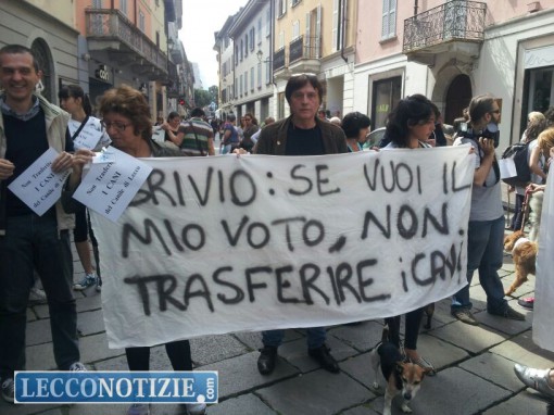 Lecco protesta chiusura canile giugno 2014 (13)