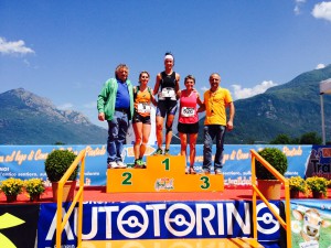 Il podio femminile