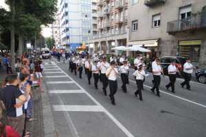 7 luglio 2012 - lecco - lungolago - sfilata cori Europei