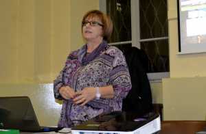 Simonetta Carizzoni, presidente dell'Archivio comunale della memoria locale.