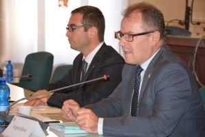 Il presidente Simonetti e il sindaco Brivio