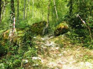 Alcune zone del percorso sono state ripulite dopo il maltempo di questi giorni