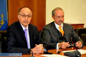 Flavio Polano insieme al segretario generale Amedeo Bianchi