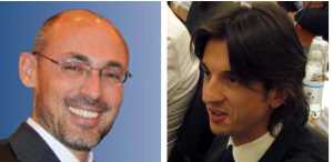 il sindaco Matteo Canali e Alfredo Casaletto.