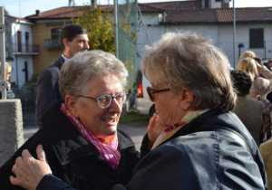 Fausta Arrigoni (a sinistra) e Anita Polti, autrici del libro sulla Missione di Bimengué.