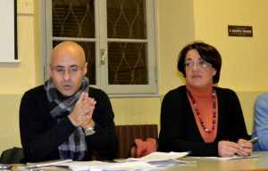 Il sindaco Riuccardo Mariani e l'assessore Grazia Scurria.