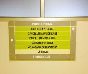 tribunale Lecco aule