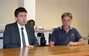 Il sindaco Riccardo Fasoli e Rinaldo Citterio.