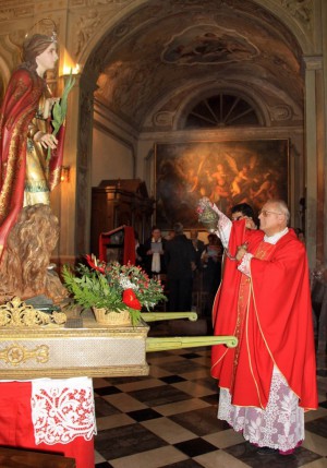 Don Luigi Prandi, parroco di Vassena.