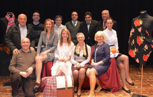 Gli attori della compagnia San giovanni Lecco "1810" protagonista di due delle tre rappresentazioni in calendario a Mandello in ottobre.