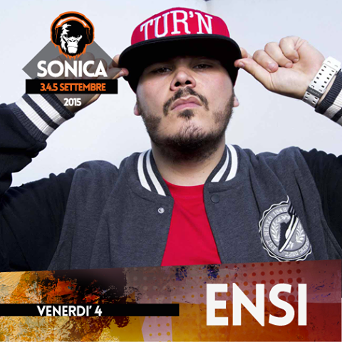 Ensi, protagonista della serata musicale di venerdì 4 settembre.
