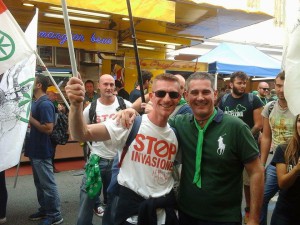 Il segretario Nogara e l'on. Grimoldi