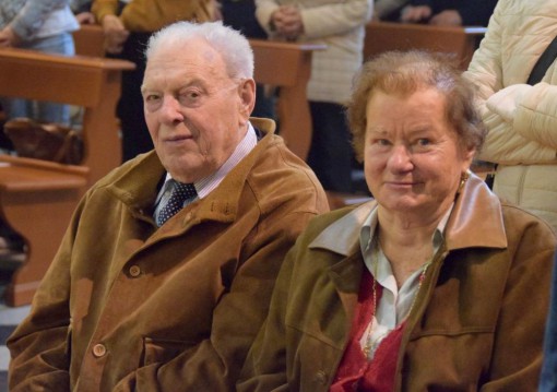 I coniugi Mariangela De Toffoli e Vigilio Bugana, prossim ial traguardo dei 70 anni di nozze.