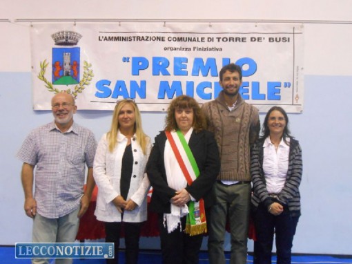 da sinistra Renato Brusadelli, Maria Angela Rosa, il sindaci Eleonora Ninkovic, Stefano Bonaiti e Veronica Meoli