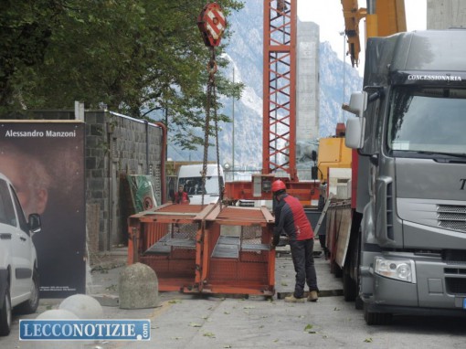 Il cantiere ripartito a settembre
