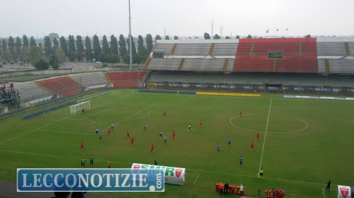 Un'immagine della gara giocata oggi al "Brianteo" di Monza