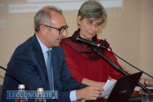 Paolo Valassi e la direttrice Alessandra Bonanomi  