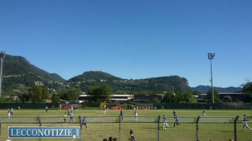 Un'immagine del campo sportivo di via dell'Industria