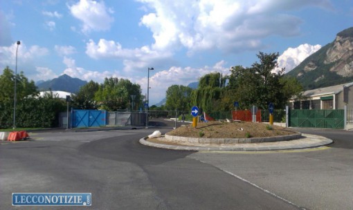 La rotonda di Via Lavello che dovrà gestire il traffico della futura tangenzialina