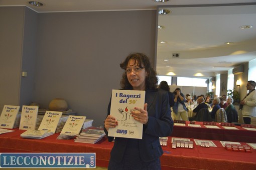 Roberta Galli con il libro