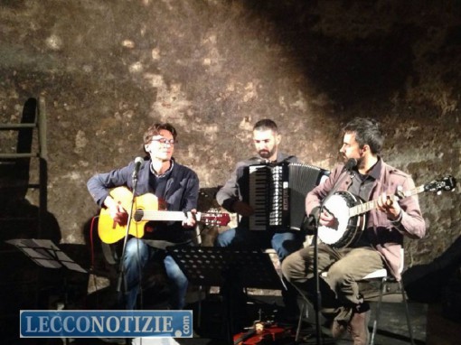 Il trio musicale che ha animato la serata