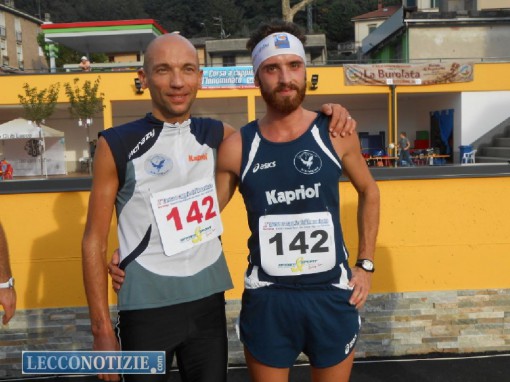 Secondi classificati, i corridori Trincavelli e Redaelli