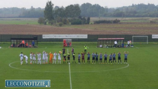 Mapellobonate e Lecco in campo prima del fischio d'inizio