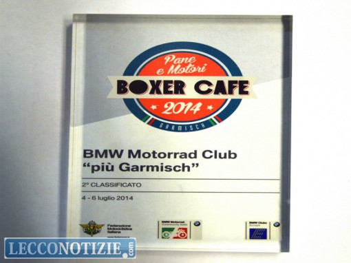 Il premio vinto a Garmish