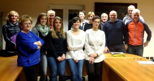 Il nuovo esecutivo del Comitato gemellaggi del Comune di Mandello.