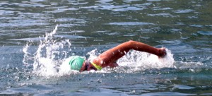 Il "caimano del Lario" e il nuoto, un binomio inscindibile.