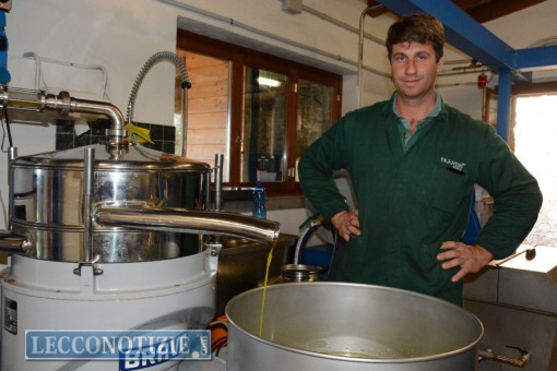 Leonardo Enicanti, gestore del frantoio di Biosio