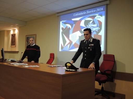 calendario storico arma carabinieri 2016_presentazione