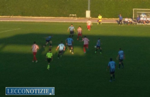 Un'immagine della gara Caravaggio-Lecco