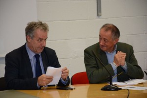 Wolfango Pirelli e il sindaco Panzeri