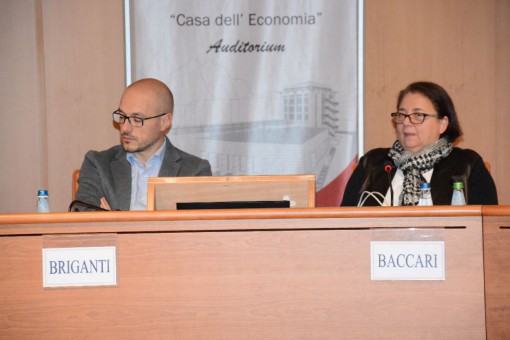 Rocco Briganti e il prefetto Liliana Baccari