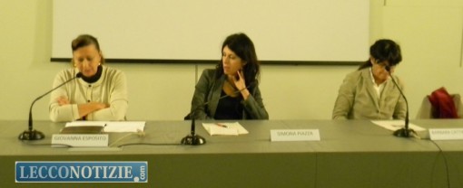 Giovanna Esposito, Simone Piazza e Barbara Cattaneo durante l'inaugurazione