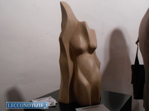 una delle opere scultoree di Antonio Guerra, noto artista del territorio